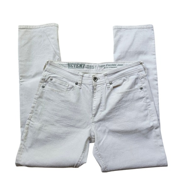 Seven Premium Stretch White Jean - Picture 7 of 9
